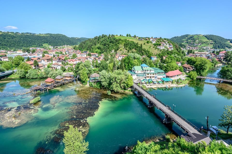 House on piles, Una river 'Apartman Una' House in Federation of Bosnia and Herzegovina