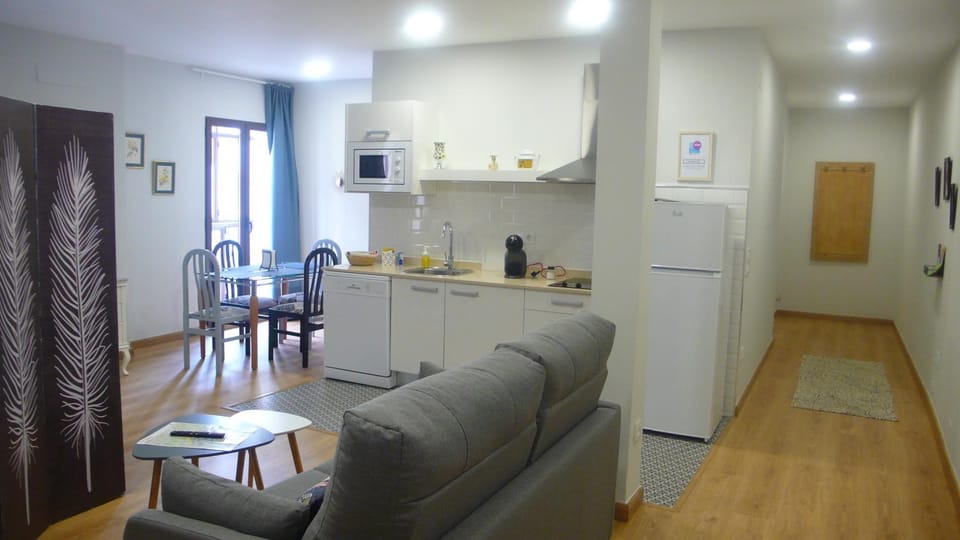 Kitchen or kitchenette, Living room, Decorative detail