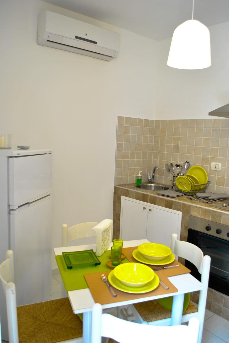 Dining area, minibar, air conditioner