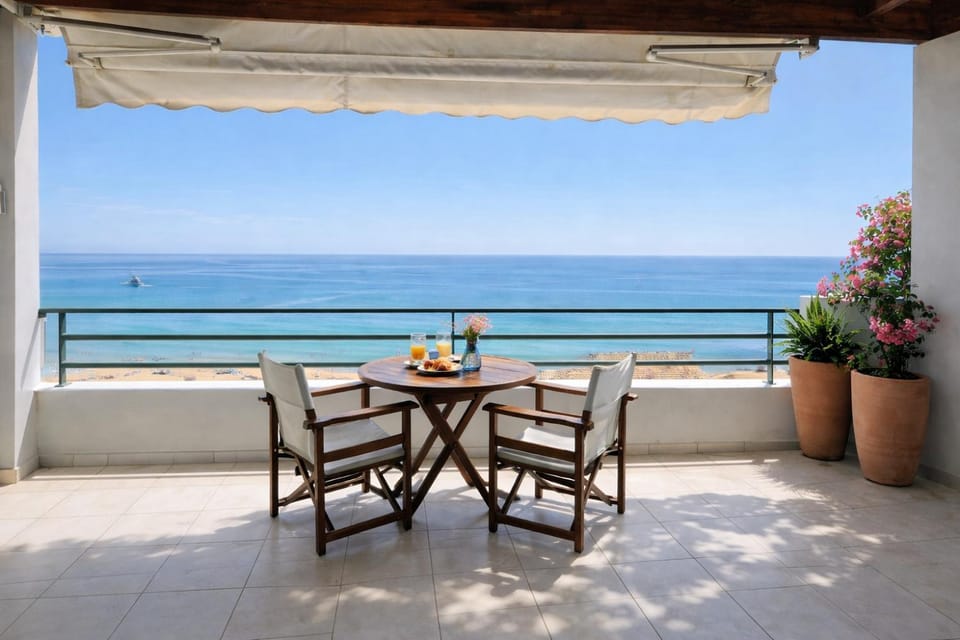 Glyfada beach two floors apartment 2-3 people Apartment in Corfu, Greece