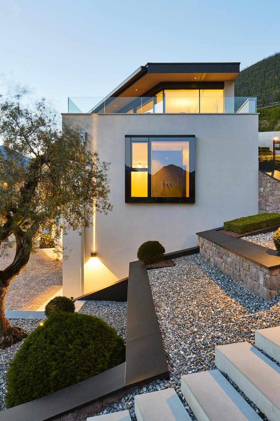 Property building, Sunset