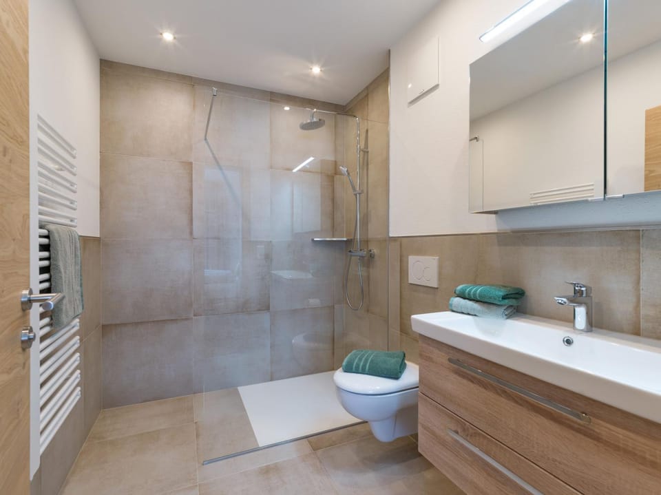 Shower, Toilet, Bathroom, towels