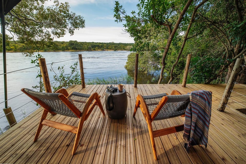 Patio, Natural landscape, Balcony/Terrace, River view
