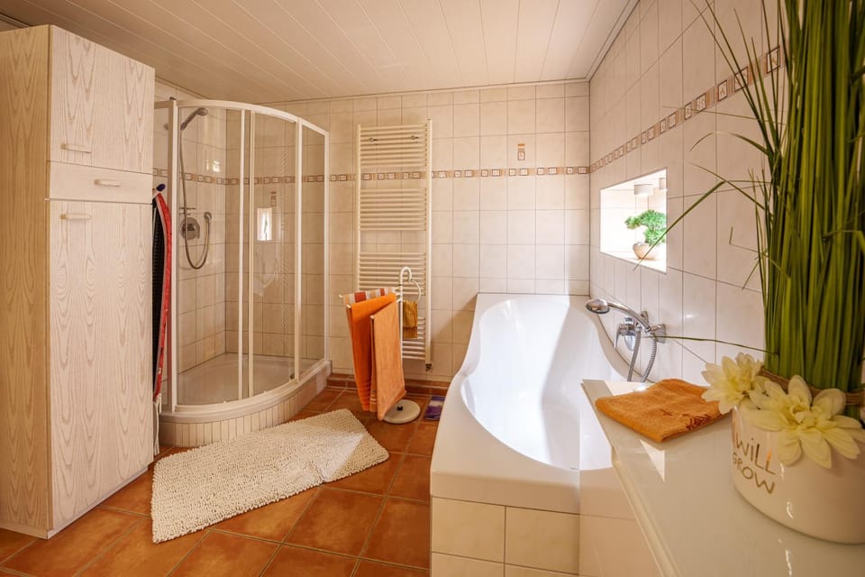 Shower, Bathroom, Photo of the whole room, Bath