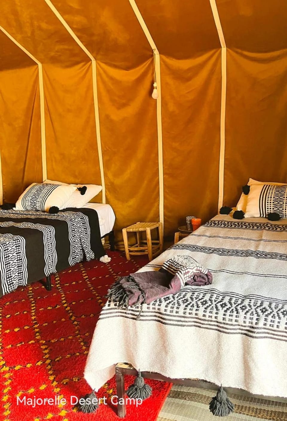 Majorelle Desert Camp Luxury tent in Morocco