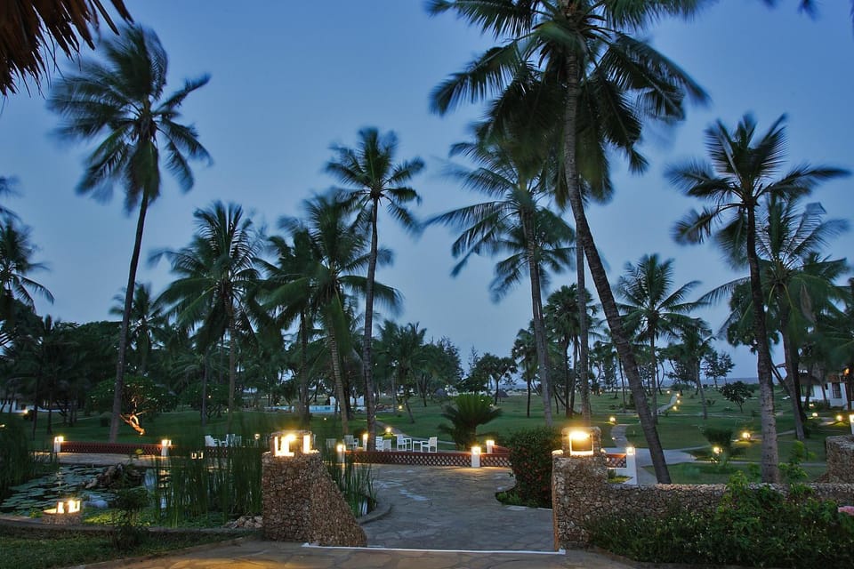 Garden, Sunset