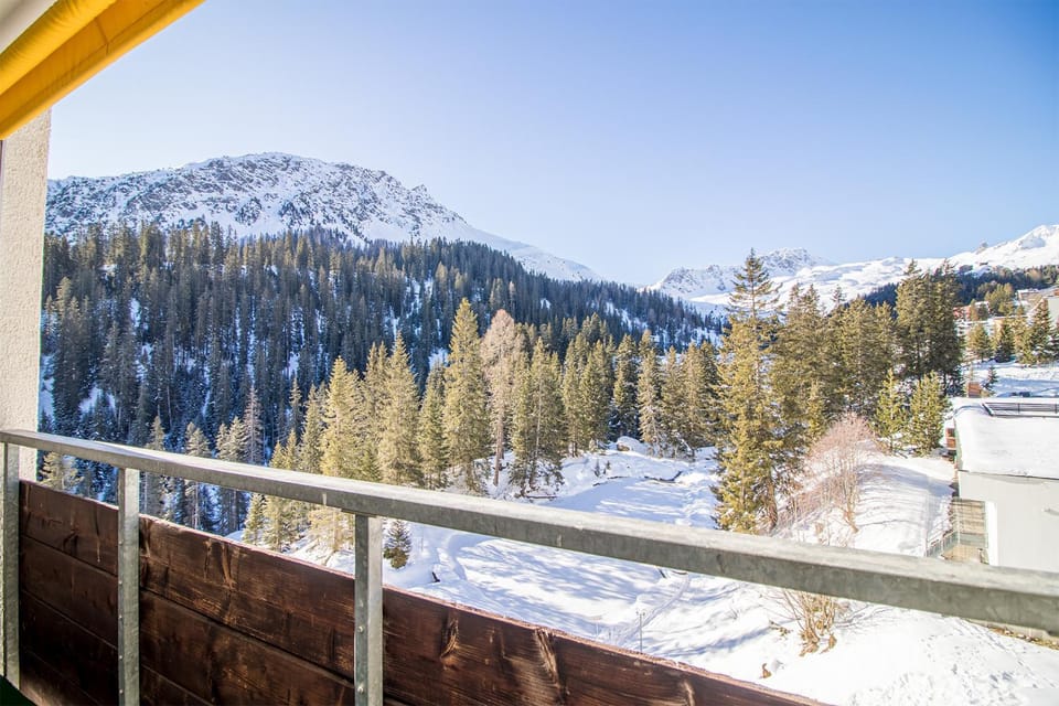 Winter, Balcony/Terrace, Mountain view