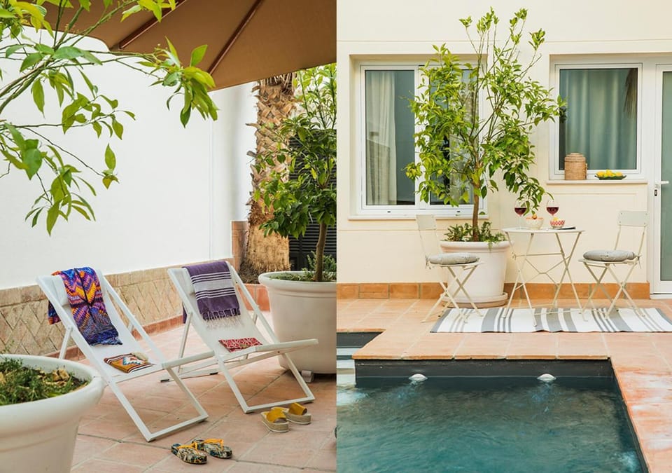 Patio, Decorative detail, Swimming pool