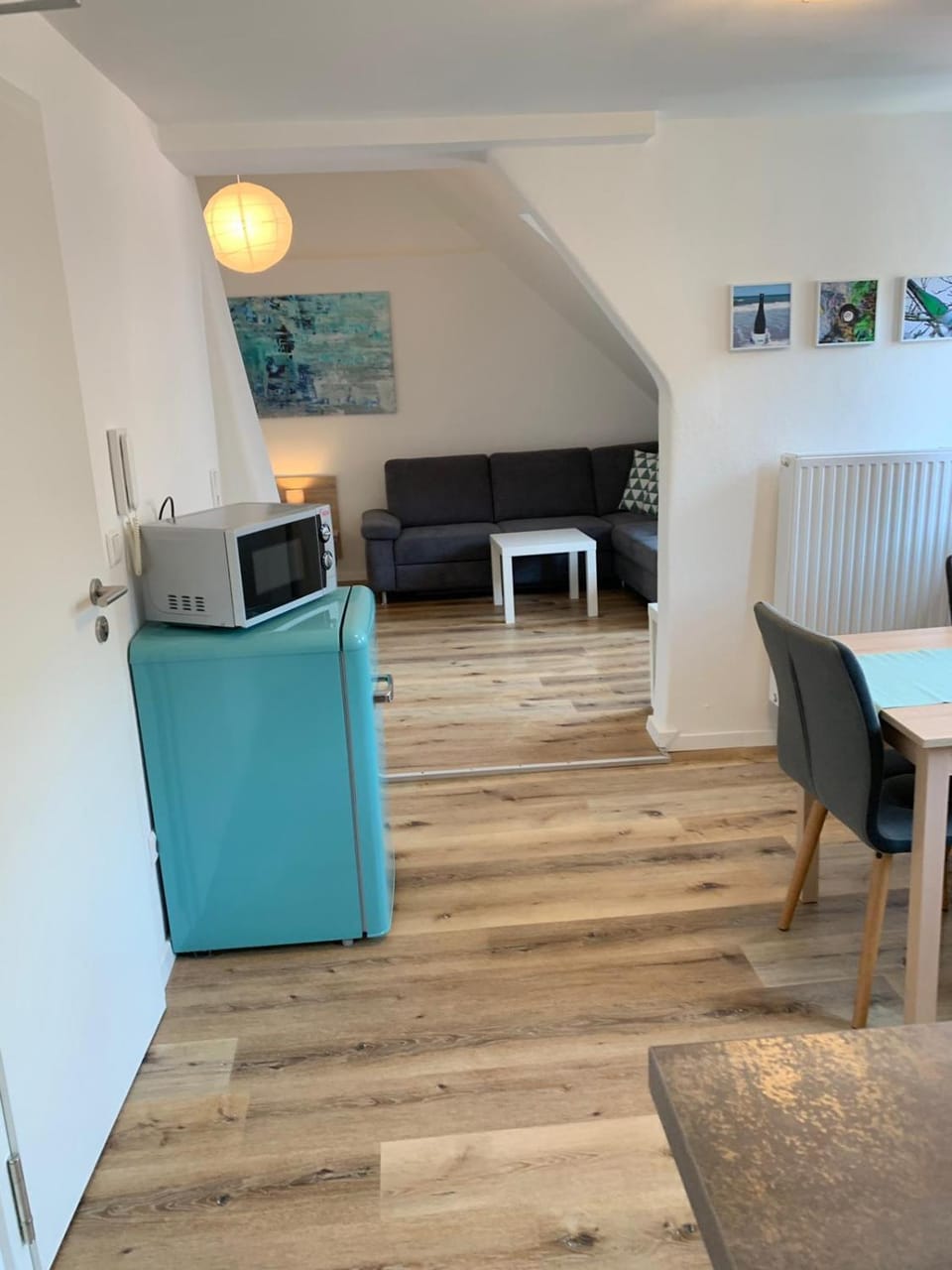 Living room, Seating area, Dining area