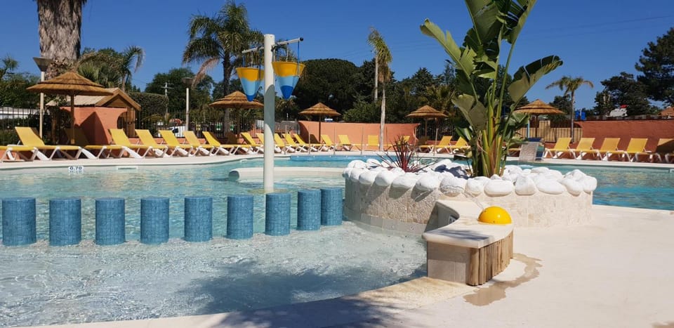 Natural landscape, Pool view, Swimming pool, sunbed