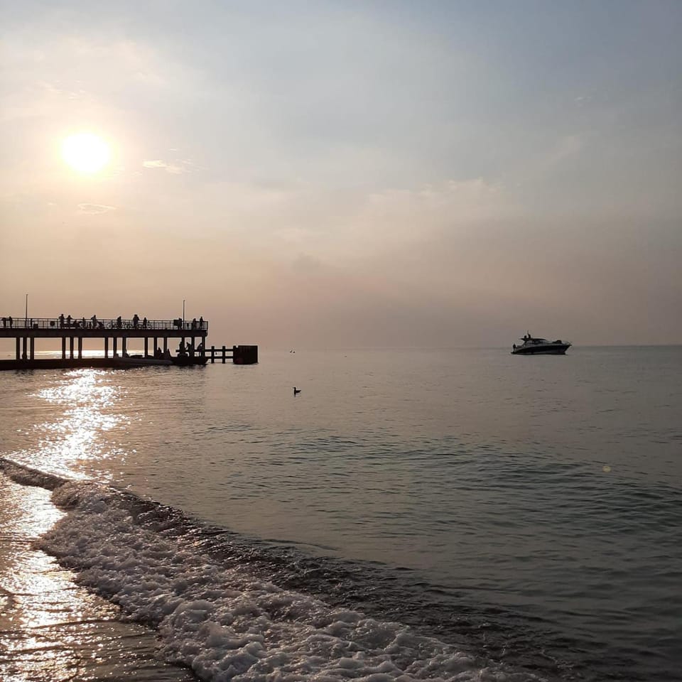 Day, Natural landscape, Beach, Sunrise, Sunset