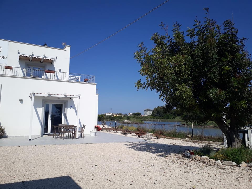 Property building, Natural landscape, Garden, River view