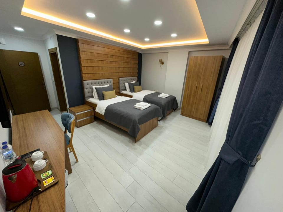 Bed, Photo of the whole room, Bedroom, towels, wardrobe