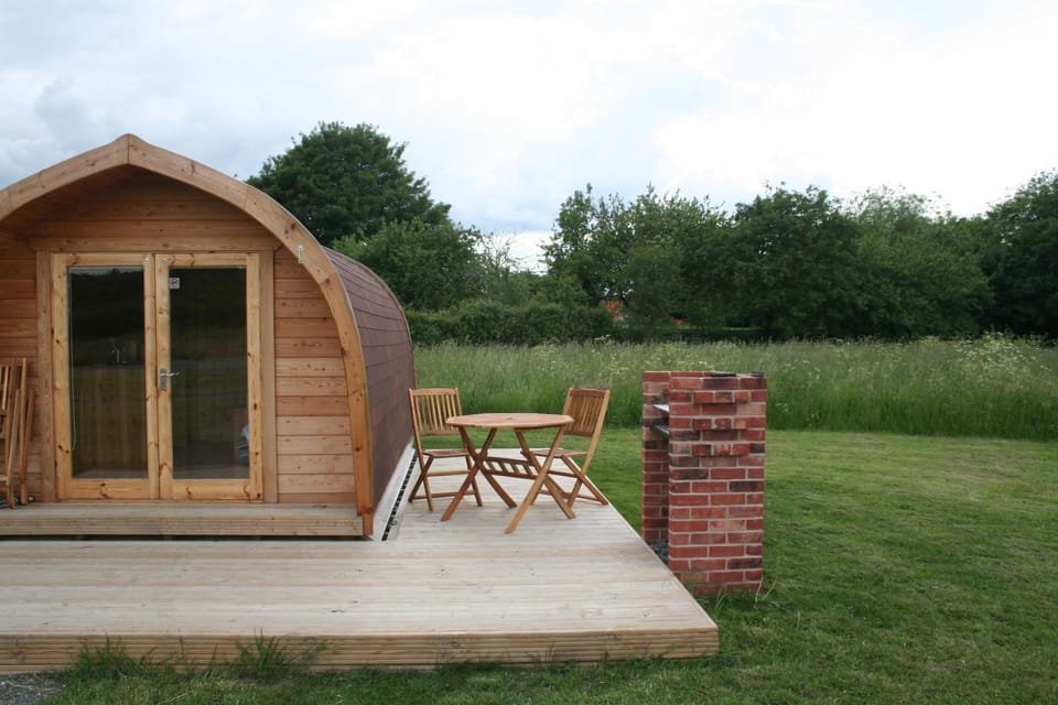Glamping at Spire View Meadow Campground/ 
RV Resort in England