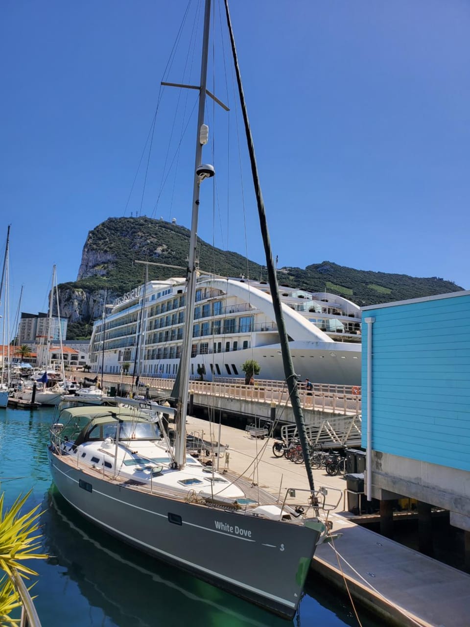 LUXURY YACHT STAY "White Dove" sleeps 6 Docked boat in Gibraltar