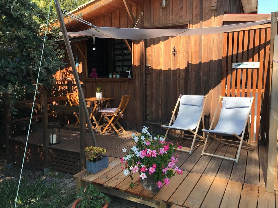Patio, Balcony/Terrace, Garden view, sunbed