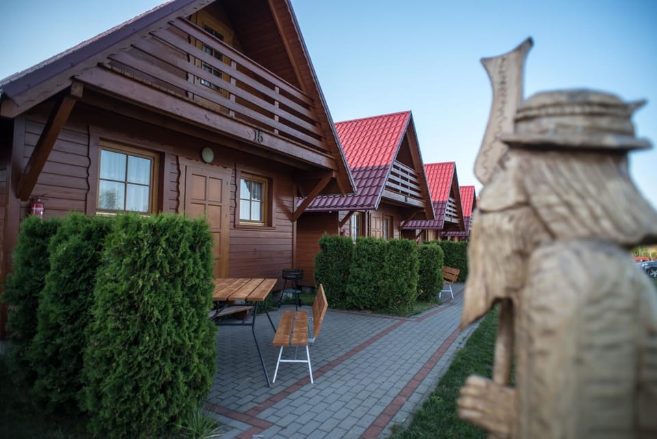 Trzy Czajki Domki letniskowe Nature lodge in West Pomeranian Voivodeship, Poland
