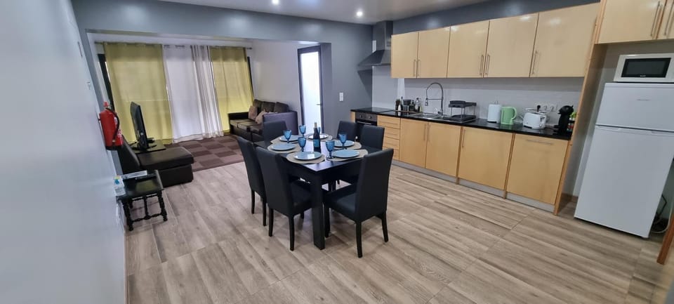 Living room, kitchen