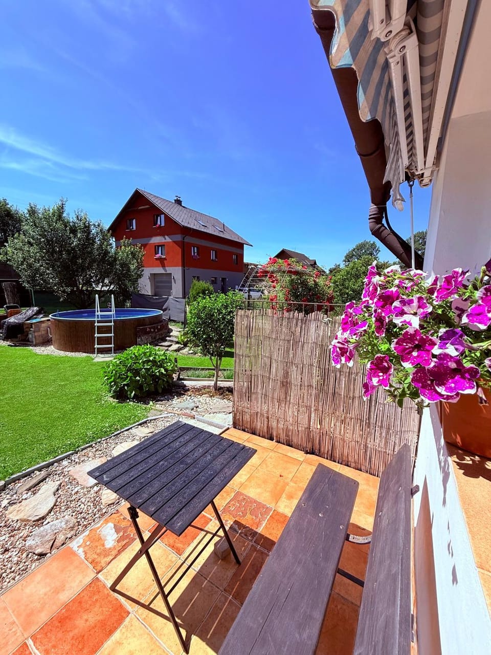 Property building, Garden, Garden view
