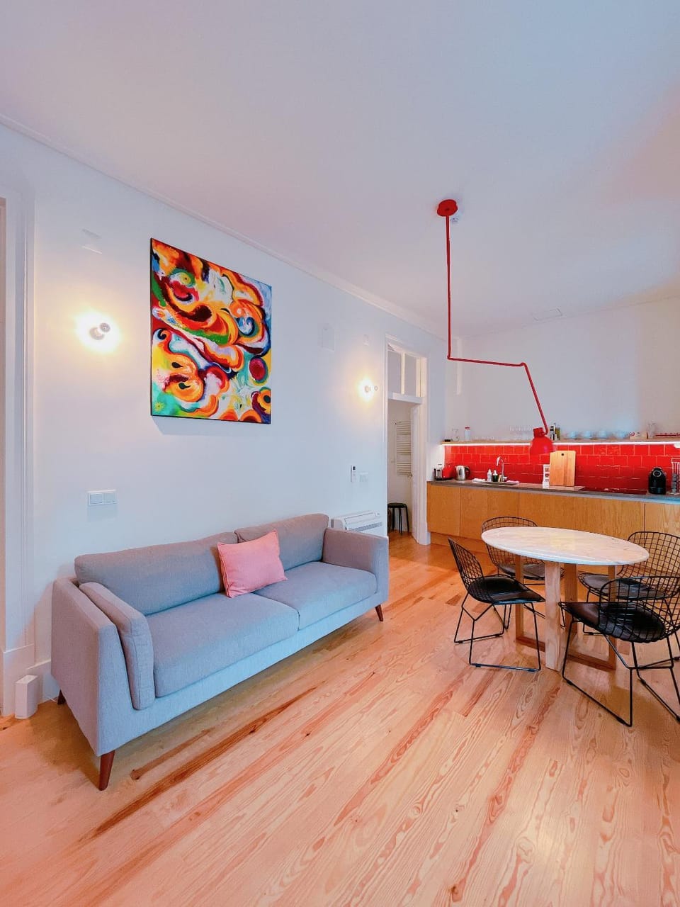 Living room, Dining area, kitchen