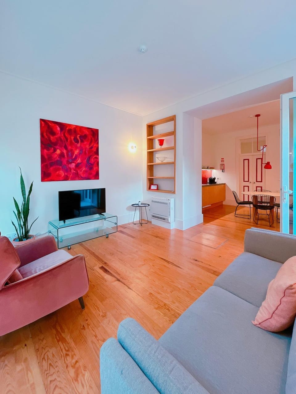Living room, Dining area, kitchen
