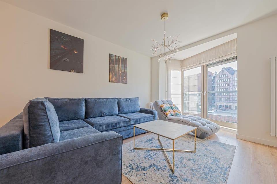 Living room, Seating area, River view