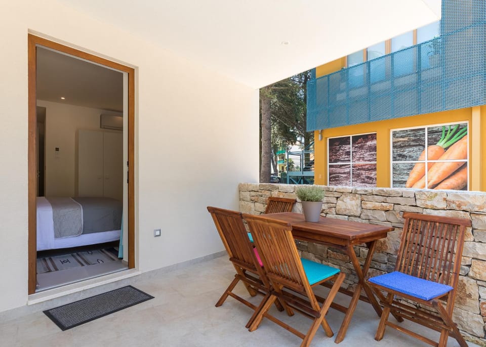 Property building, Patio