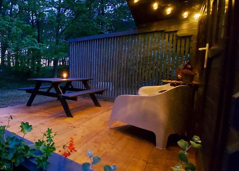 Kempings Saulkrastos Nature lodge in Latvia