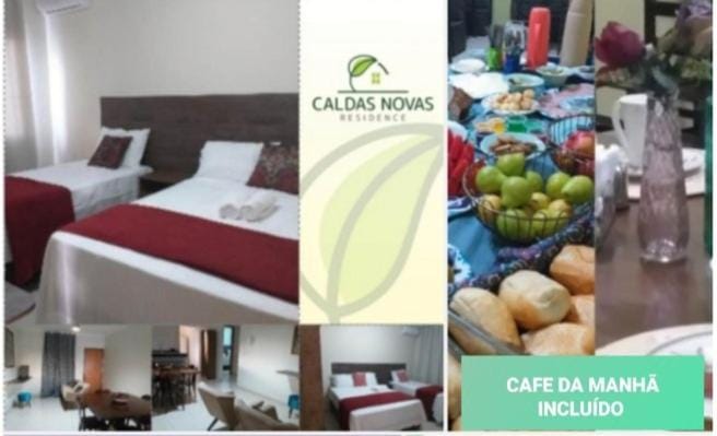 CALDAS NOVAS RESIDENCE - Inclui um ingresso por pessoa em Parque Aquático a cada 2 diarias e temos , HOT PARK, LAGOA PARQUE E OUTROS PARQUES a preço promocional Apartment in State of Goiás
