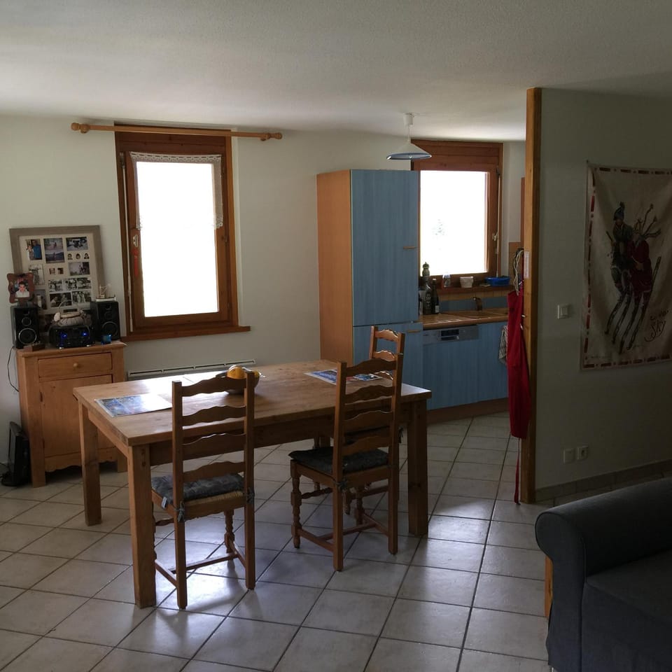 Appartement face au Mont Blanc & Glaciers Apartment in Les Houches