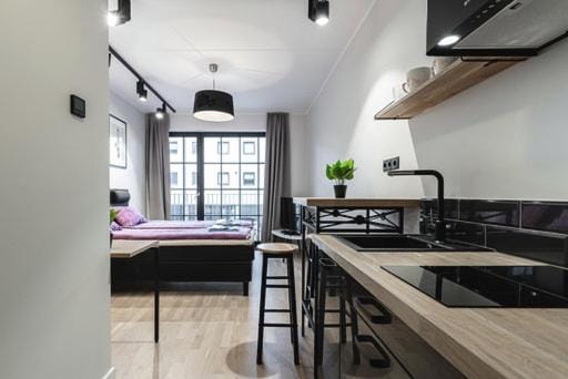 Kitchen or kitchenette, Living room