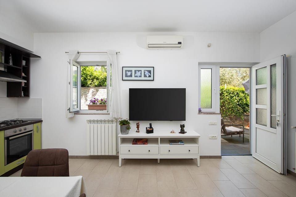 Communal lounge/ TV room, TV and multimedia, Living room, Seating area, Evening entertainment, air conditioner