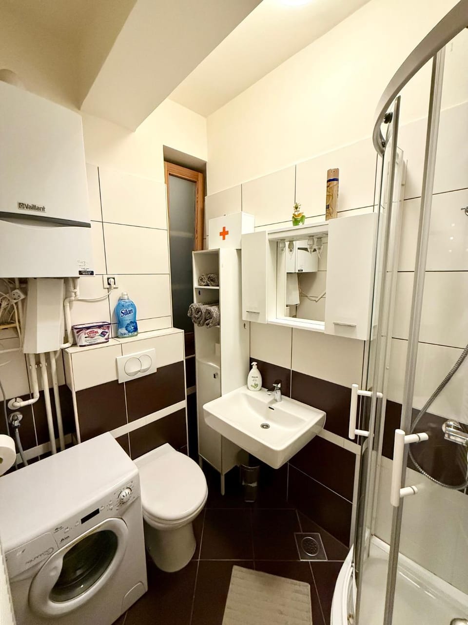 Shower, Toilet, Bathroom, towels