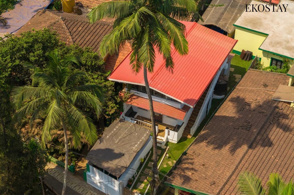 Ekostay - OCEAN CREST VILLA I 50 meters from Anjuna Beach Villa in Baga