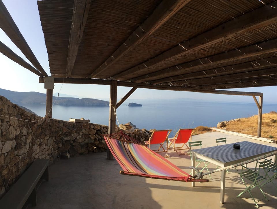 Patio, Natural landscape, View (from property/room), Balcony/Terrace, Seating area, Sea view, sunbed