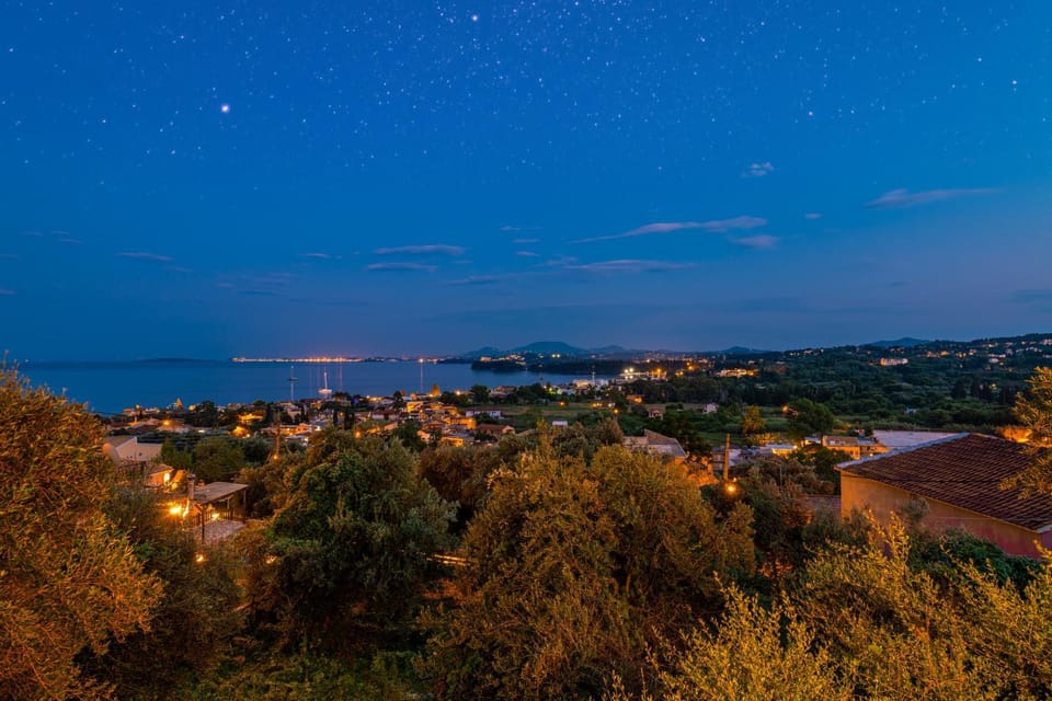 Belvedere ,Pyrgi,Corfu ,stunning Ipsos bay view Villa in Corfu, Greece