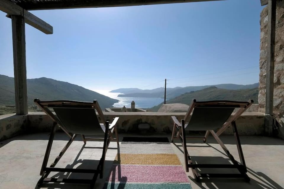 Patio, Natural landscape, View (from property/room), Seating area, Mountain view, Sea view