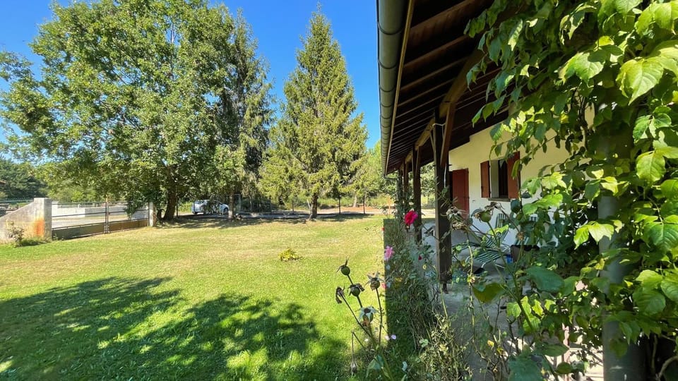 Property building, Garden view