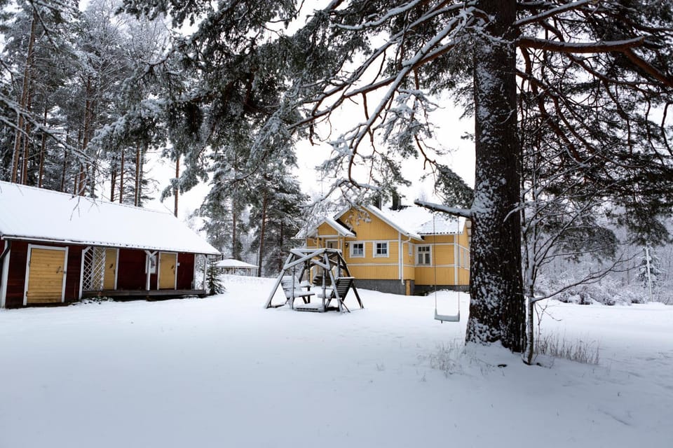 Property building, Natural landscape, Winter