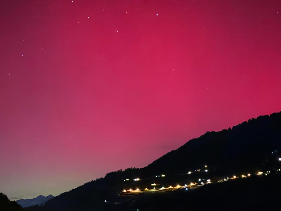 Night, Natural landscape, Mountain view