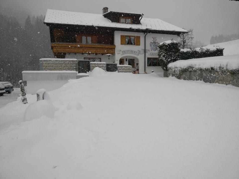 Property building, Day, Winter