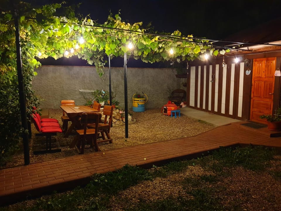 Night, Summer, Inner courtyard view