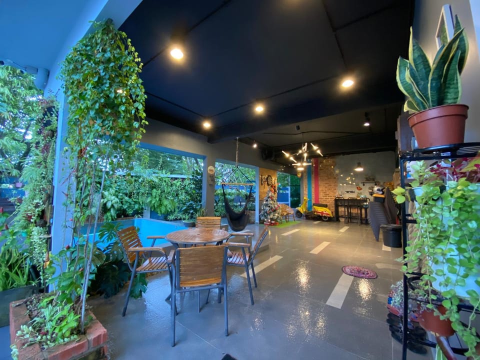 Patio, Seating area, Swimming pool