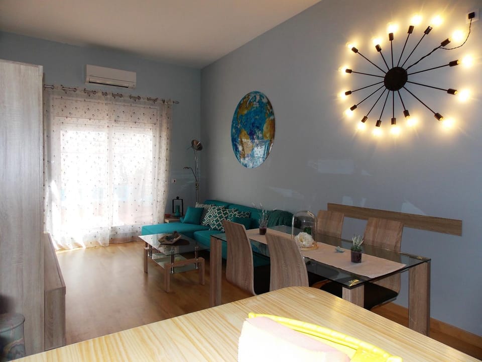 Living room, air conditioner