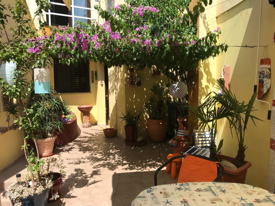 Property building, Patio