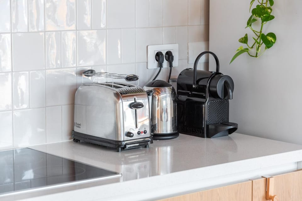 Coffee/tea facilities, Kitchen or kitchenette, toaster