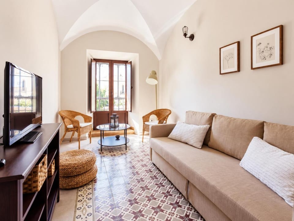 Living room, City view