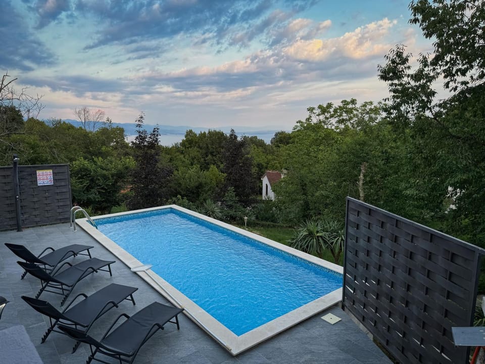 View (from property/room), Mountain view, Sea view, Swimming pool
