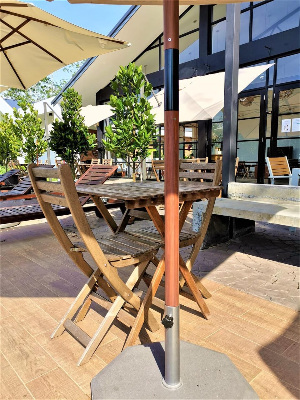 Patio, View (from property/room), Dining area, sunbed