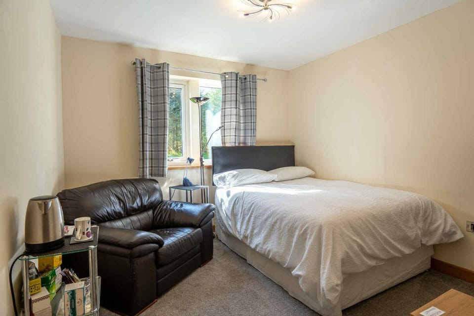 Bed, Photo of the whole room, Seating area, Bedroom